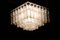 Large Vintage German Flush Mount Chandelier by Boris Tabacoff for Glashütte Limbung, 1970s 2