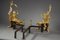 Louis XV Style Andirons in Gilt Bronze, Set of 2 17
