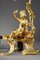 Morillos estilo Luis XV de bronce dorado. Juego de 2, Imagen 10