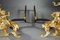 Louis XV Style Andirons in Gilt Bronze, Set of 2 8