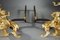 Louis XV Style Andirons in Gilt Bronze, Set of 2, Image 8