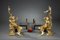 Louis XV Style Andirons in Gilt Bronze, Set of 2, Image 5