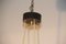 Italian Brass and Glass Chandelier from Stilnovo, 1950s 2