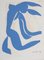 Nach Henri Matisse, Nu Bleu Sauteuse de Corde, 1960, Kleine Schablone 1
