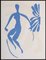 Nach Henri Matisse, Nu Bleu Sauteuse de Corde, 1960, Kleine Schablone 5