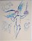 Marc Chagall, Esquisse pour l'Ange de Mozart, 1965, Lithographie 2