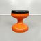 Italian Space Age Orange Plastic Rocchetto Stools by Castiglioni Kartell, 1970s, Set of 2 3