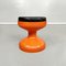 Italian Space Age Orange Plastic Rocchetto Stools by Castiglioni Kartell, 1970s, Set of 2, Image 3