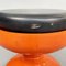 Italian Space Age Orange Plastic Rocchetto Stools by Castiglioni Kartell, 1970s, Set of 2, Image 7