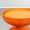 Italienische orangefarbene italienische Space Age Rocchetto Hocker aus Kunststoff von Castiglioni Kartell, 1970er, 2er Set 5