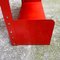 Space Age Italian Red Metal Congresso Bookcase by Lips Vago, 1970s 10