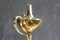Large French Brass Desk Oil Lamp, Image 3