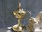 Large French Brass Desk Oil Lamp, Image 6
