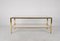 Mid-Century Italian Brass and Glass Double-Tiered Rectangular Coffee Table, 1970s 4