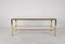 Mid-Century Italian Brass and Glass Double-Tiered Rectangular Coffee Table, 1970s, Image 4