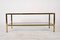 Mid-Century Italian Brass and Glass Double-Tiered Rectangular Coffee Table, 1970s 3