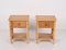 Mid-Century Italian Modern Bamboo Rattan and Wood Bedside Tables, 1980s, Set of 2 6