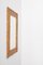 Espejo italiano Mid-Century rectangular con bambú y paja vienesa, años 70, Imagen 5