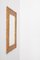 Mid-Century Italian Rectangular Mirror with Bamboo and Viennese Straw, 1970s 5