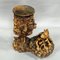 Black Forest Root Wood Tobacco Goblet with Several Carvings, 1880 10