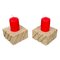 Candleholders in Travertine from Fratelli Mannelli, Italy, 1970s, Set of 2, Image 8