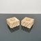 Candleholders in Travertine from Fratelli Mannelli, Italy, 1970s, Set of 2 1