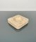 Square Ashtray in Travertine Attributed to Fratelli Mannelli, Italy, 1970s 3