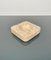 Square Ashtray in Travertine Attributed to Fratelli Mannelli, Italy, 1970s, Image 3