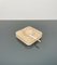Square Ashtray in Travertine Attributed to Fratelli Mannelli, Italy, 1970s, Image 6