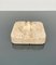 Square Ashtray in Travertine Attributed to Fratelli Mannelli, Italy, 1970s, Image 7
