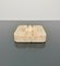 Square Ashtray in Travertine Attributed to Fratelli Mannelli, Italy, 1970s 4