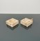 Candleholders or Ashtrays in Travertine from Fratelli Mannelli, Italy, 1970s, Set of 2 9