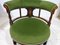 Edwardian Mahogany Tub Chair in Green Velvet, Image 14