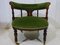 Edwardian Mahogany Tub Chair in Green Velvet, Image 13