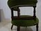 Edwardian Mahogany Tub Chair in Green Velvet 9