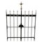 Wrought Iron Entrance Gate, 1890s, Set of 2 1