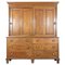 Large 19th Century English Scrumbled Pine Housekeeper's Cupboard 1