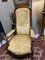Velvet Armchair Voltaire by Louis Philippe, Image 2