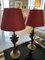 Vintage Leaf Oak Table Lamps, Set of 2, Image 3