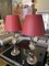 Vintage Leaf Oak Table Lamps, Set of 2, Image 2