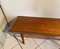 Table Basse Scandinave en Teck et Osier 2