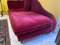 Vintage Red Velvet Sofa, Image 3