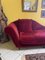 Vintage Red Velvet Sofa 2