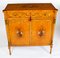 Antique Adam Revival Satinwood Side Cabinets, 1800s, Set of 2 4
