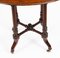 Antique Victorian Burr Walnut and Inlaid Occasional Table, 1800s 8