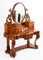 Antique Victorian Burr Walnut Duchesse Dressing Table, 1800s 2