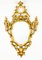 Espejos florentinos rococó antiguos de madera dorada, década de 1800. Juego de 2, Imagen 3