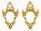Espejos florentinos rococó antiguos de madera dorada, década de 1800. Juego de 2, Imagen 17