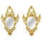 Antique Florentine Rococo Giltwood Mirrors, 1800s, Set of 2, Image 1