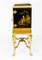 Antiker lackierter Chinoiserie Schrank auf vergoldetem Holzständer, frühes 20. Jh 9